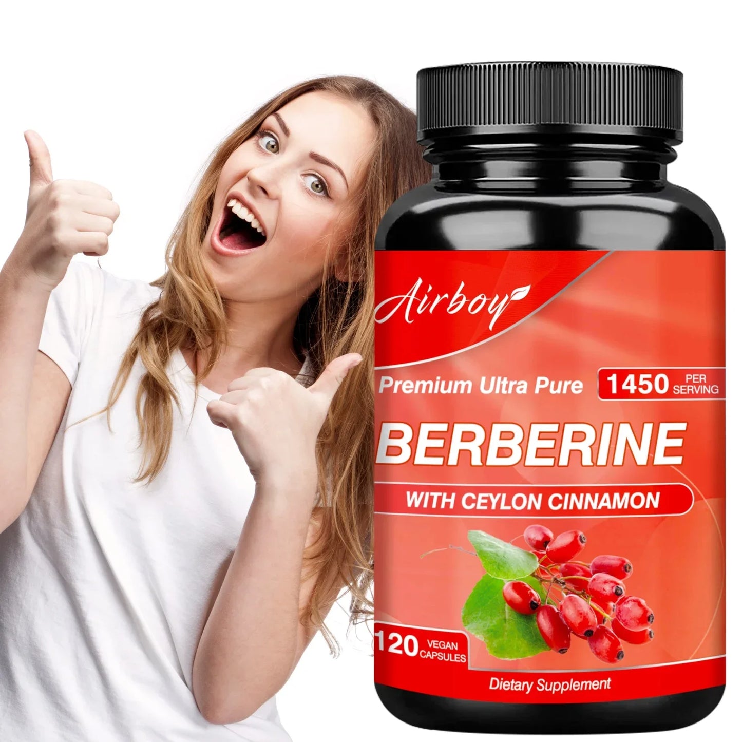 Berberine Capsules - Supports Digestive Comfort and Overall Health