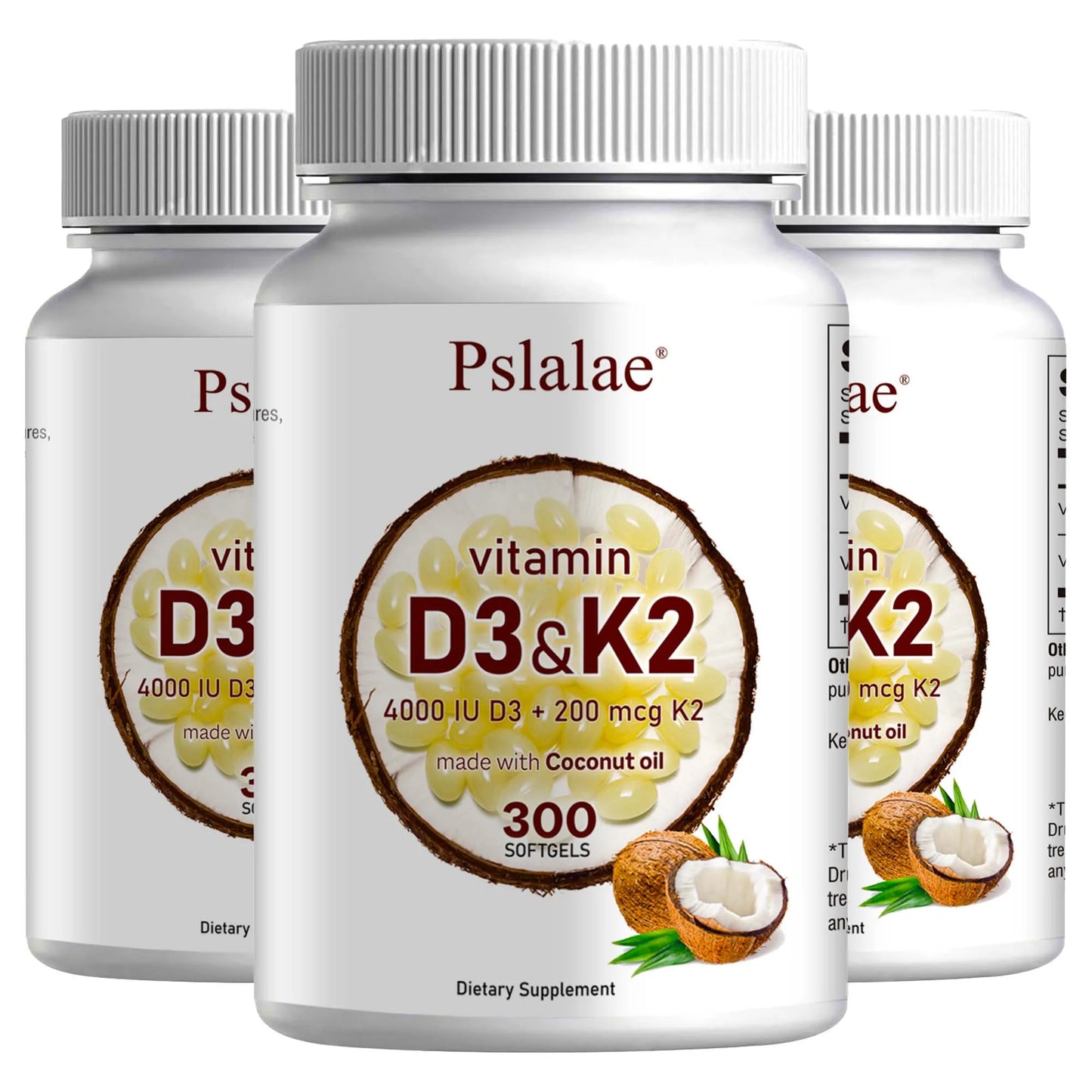 Vitamin D3 and K2 Softgels