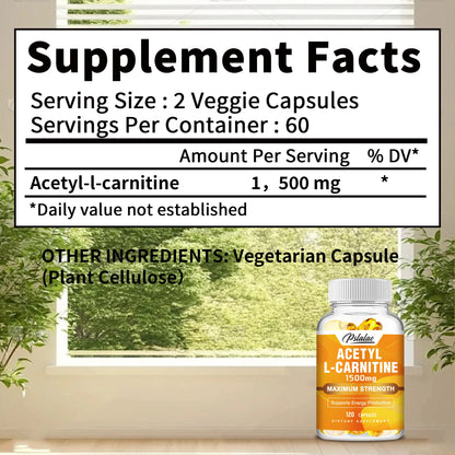 Acetyl L-Carnitine Capsules - Supports Memory Focus