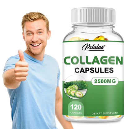 Collagen Capsules - Contains Bitter Melon Extract To Promote Weight Management and Reduce Body Anxiety - 120 Capsules