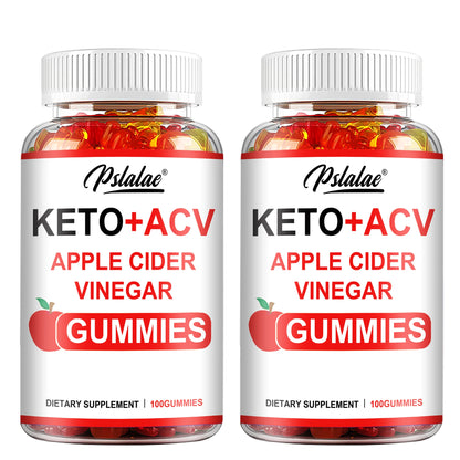 Keto + Acv Gummies - Healthy Weight Management, Accelerated Fat Burning, Whitening Skin