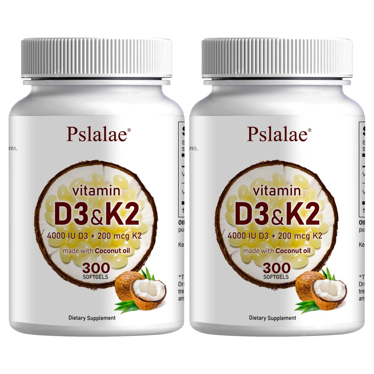 Vitamin D3 and K2 Softgels