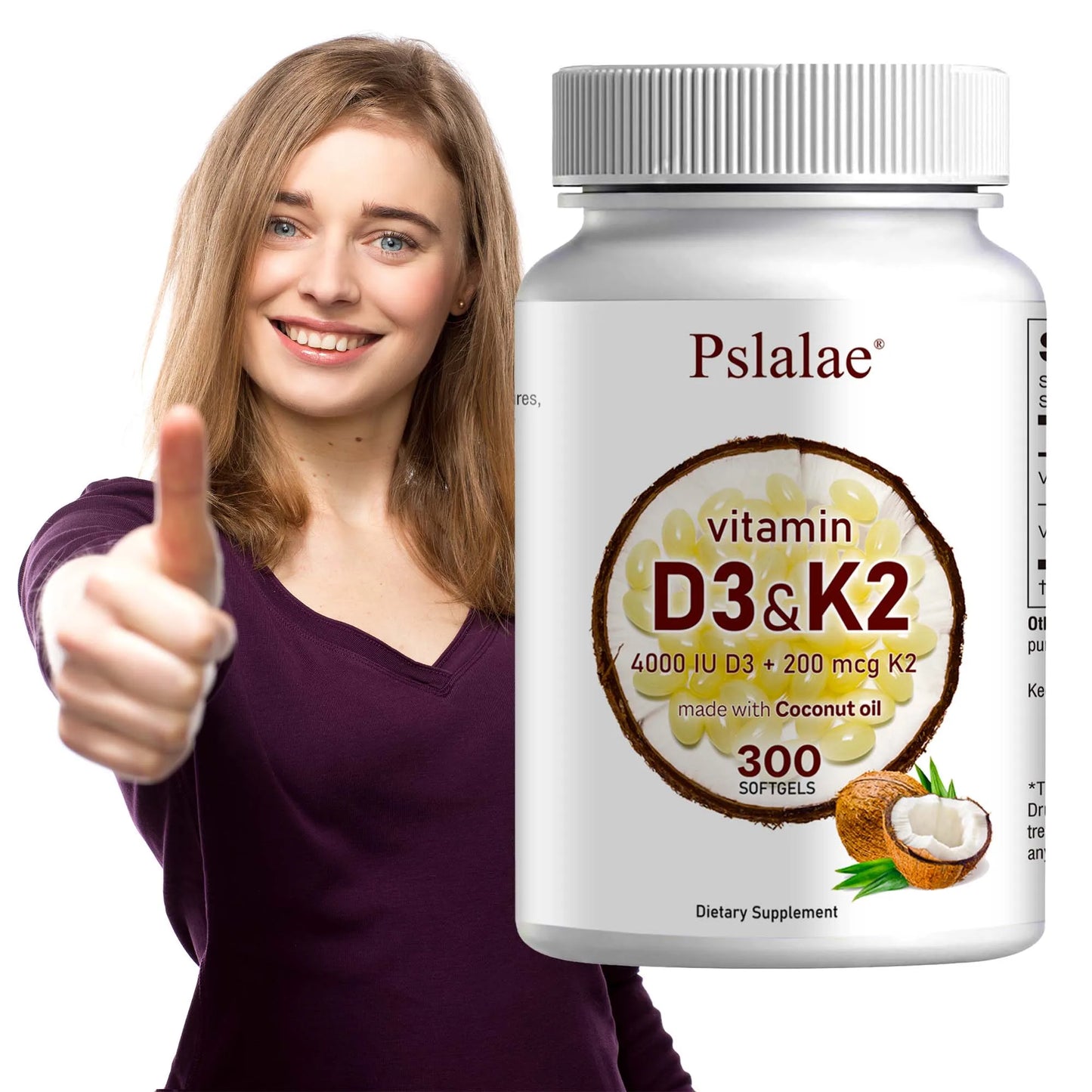 Vitamin D3 and K2 Softgels