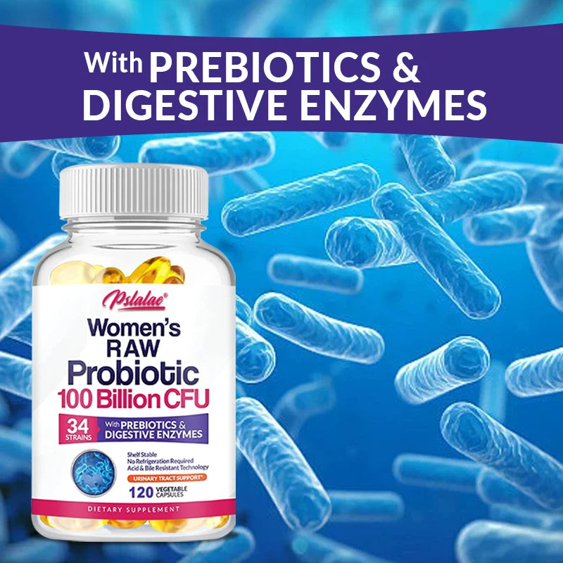 Raw Probiotics for Women - 100 Billion CFU