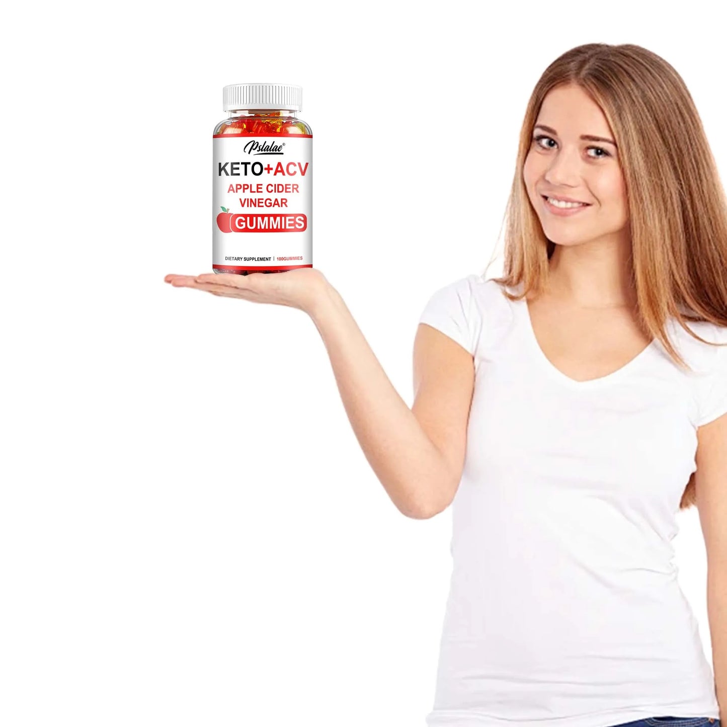 Keto + Acv Gummies - Healthy Weight Management, Accelerated Fat Burning, Whitening Skin