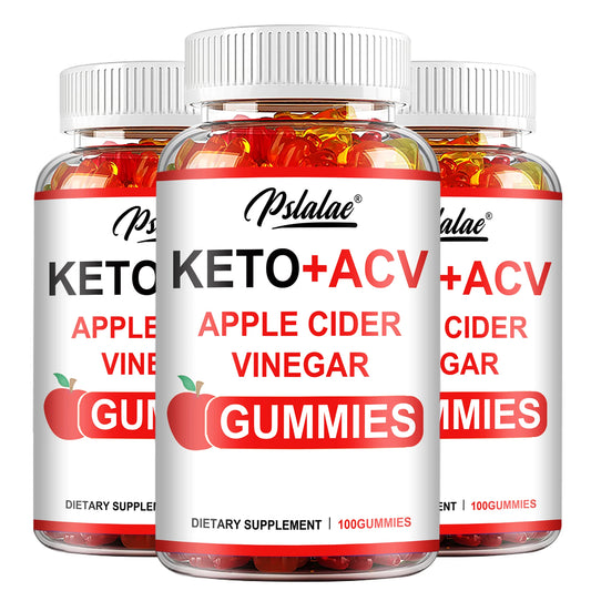 Keto + Acv Gummies - Healthy Weight Management, Accelerated Fat Burning, Whitening Skin