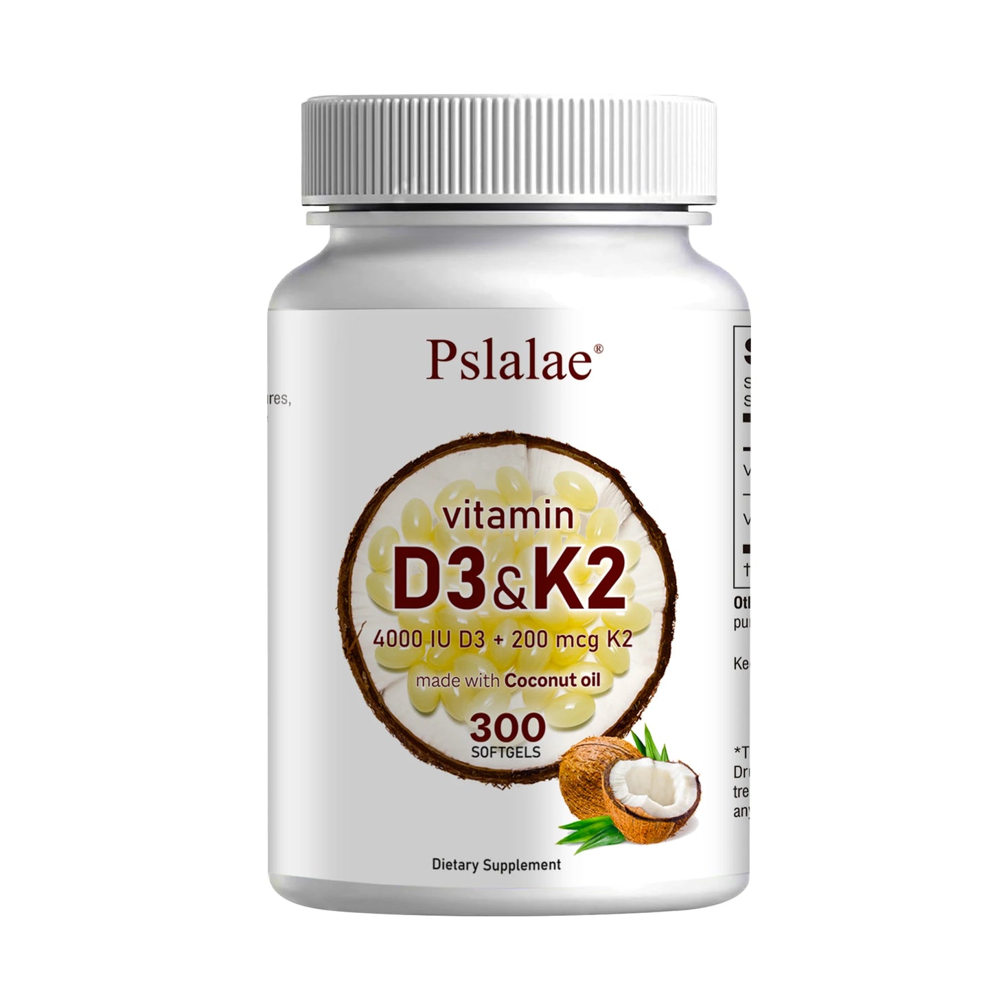 Vitamin D3 and K2 Softgels
