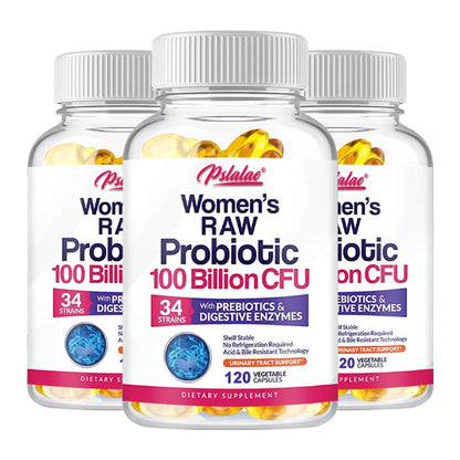 Raw Probiotics for Women - 100 Billion CFU