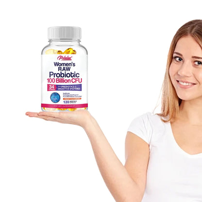 Raw Probiotics for Women - 100 Billion CFU