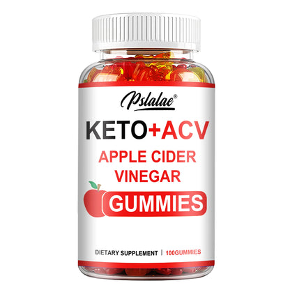 Keto + Acv Gummies - Healthy Weight Management, Accelerated Fat Burning, Whitening Skin