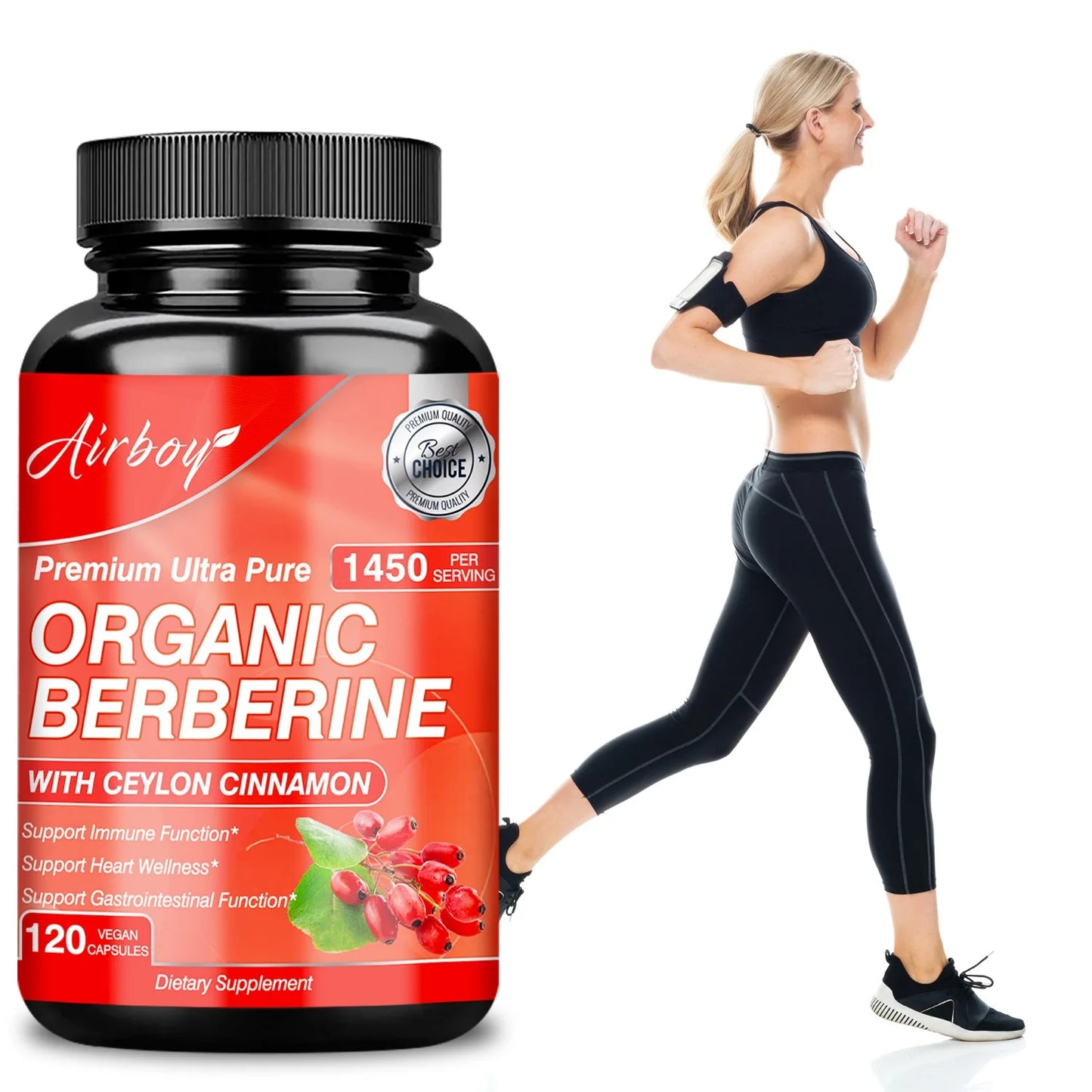 Berberine Capsules - Supports Digestive Comfort and Overall Health