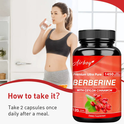 Berberine Capsules - Supports Digestive Comfort and Overall Health