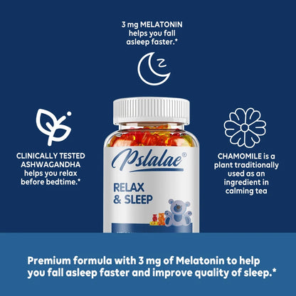 Relax and Sleep - with Melatonin, Ashwagandha