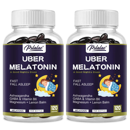 Melatonin - with L-Theanine, Tryptophan, Ashwagandha Supports