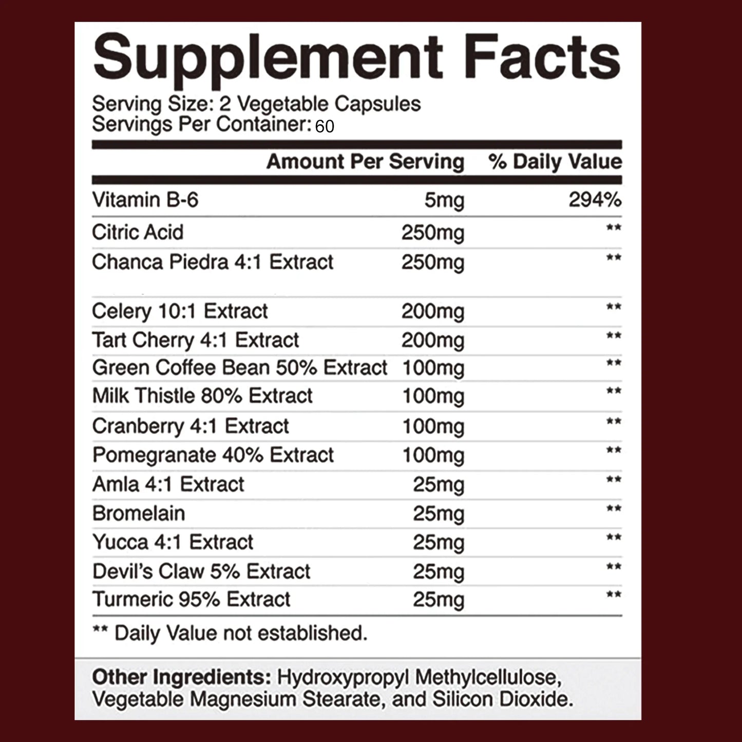 Uric Acid Cleanse Formula - with Celery Seed