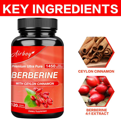 Berberine Capsules - Supports Digestive Comfort and Overall Health