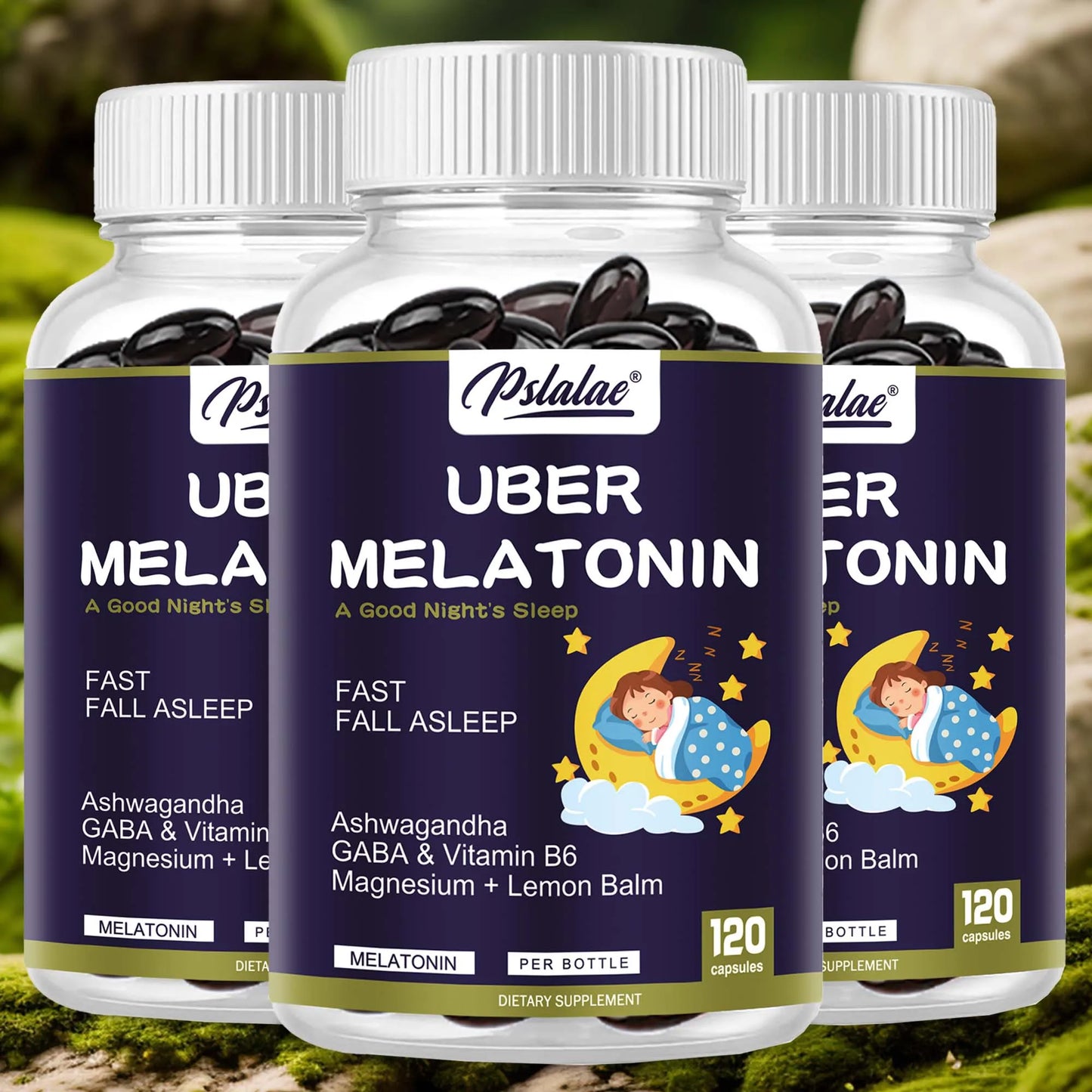 Melatonin - with L-Theanine, Tryptophan, Ashwagandha Supports