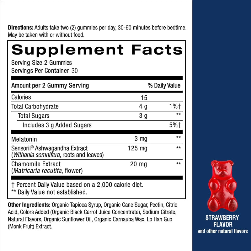 Relax and Sleep - with Melatonin, Ashwagandha