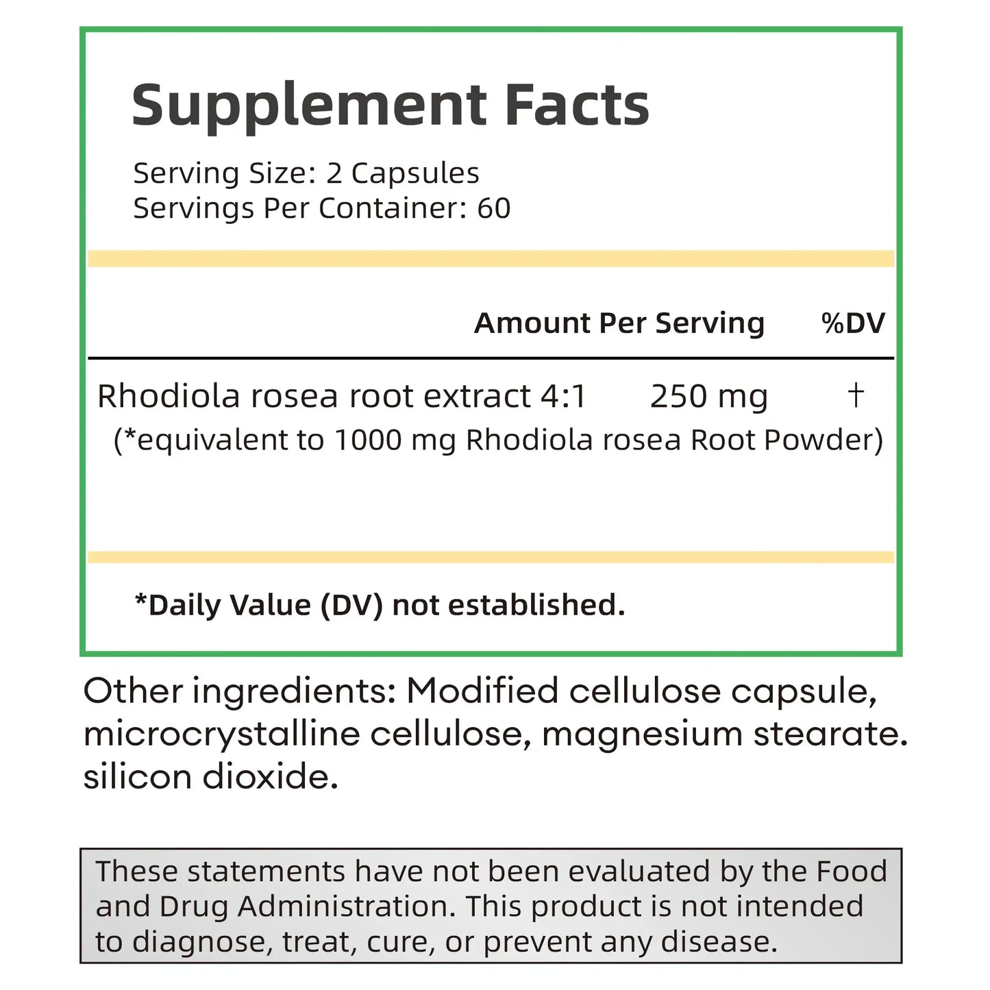 Rhodiola Rosea - Relieve Stress, Replenish Energy