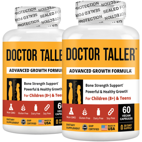 Doctor Taller, For Children (8+) & Teens, 60 Vegan Capsules