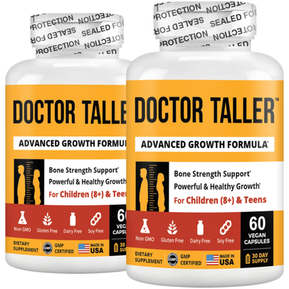 Doctor Taller, For Children (8+) & Teens, 60 Vegan Capsules