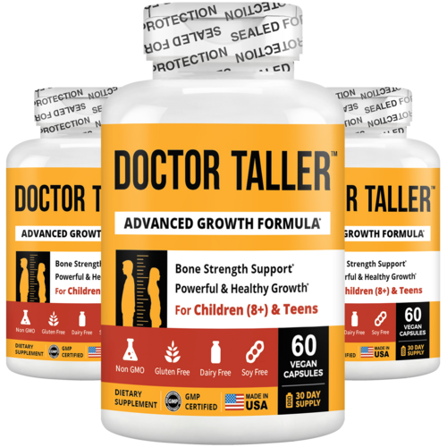 Doctor Taller, For Children (8+) & Teens, 60 Vegan Capsules