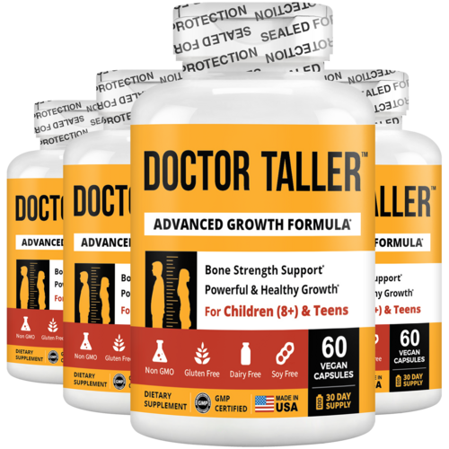 Doctor Taller, For Children (8+) & Teens, 60 Vegan Capsules