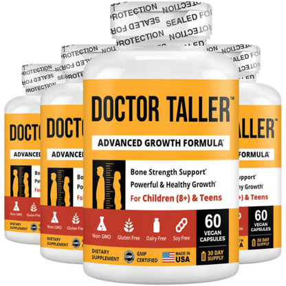 Doctor Taller, For Children (8+) & Teens, 60 Vegan Capsules