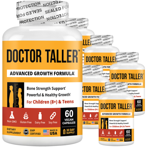 Doctor Taller, For Children (8+) & Teens, 60 Vegan Capsules