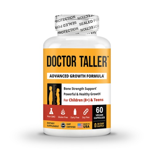 Doctor Taller, For Children (8+) & Teens, 60 Vegan Capsules